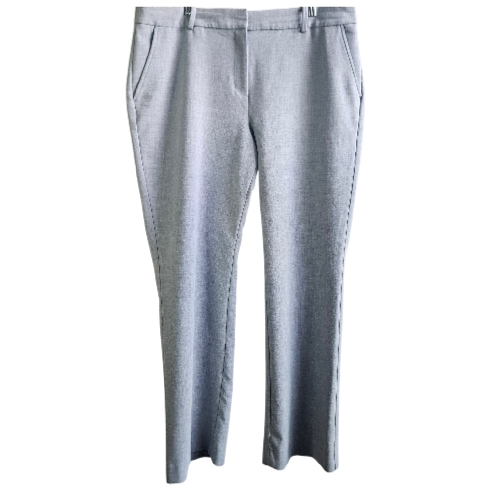 Talbots Freeport Straight Leg Pants Gray Women’s Size 16 Work Office